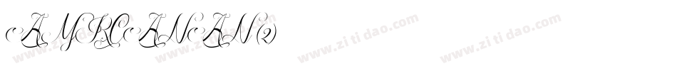 AMRCANAN (2)字体转换